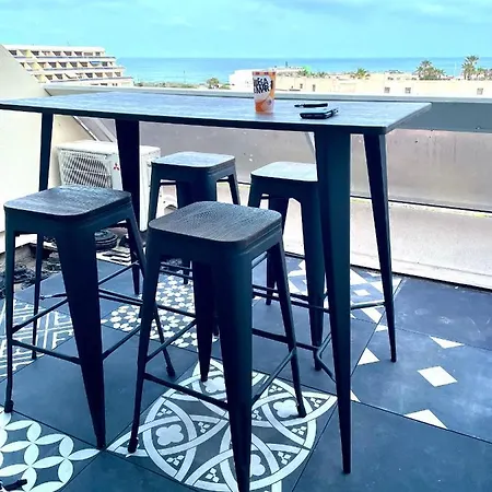 Apartmán Luxe Balneotherapie Au Village Naturiste Du Cap D'agde *